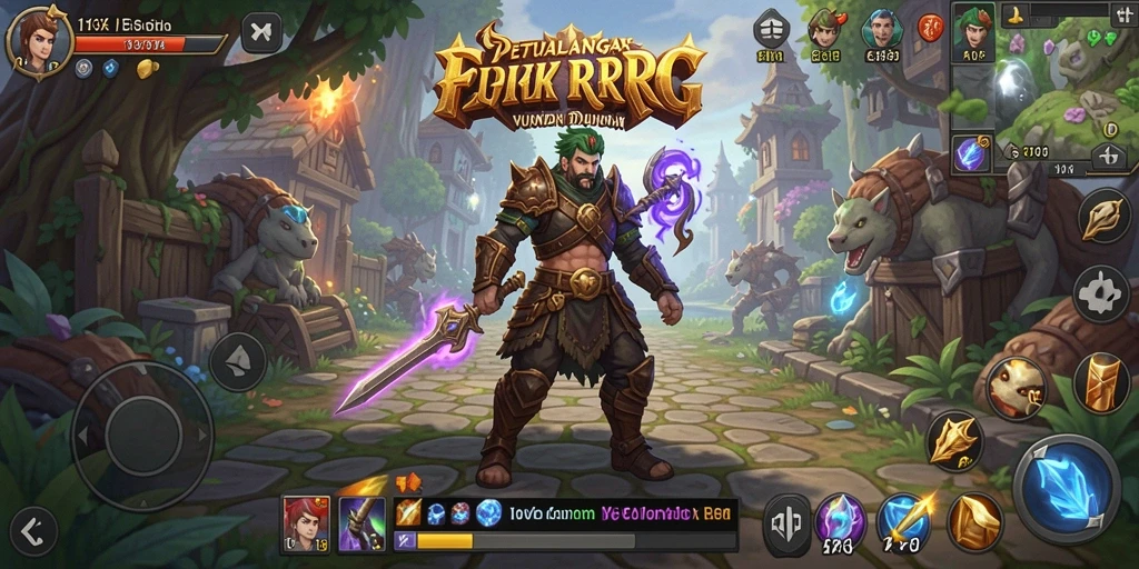 Tangkapan layar gameplay <strong>116X</strong> menampilkan pertarungan seru dan karakter yang menarik.