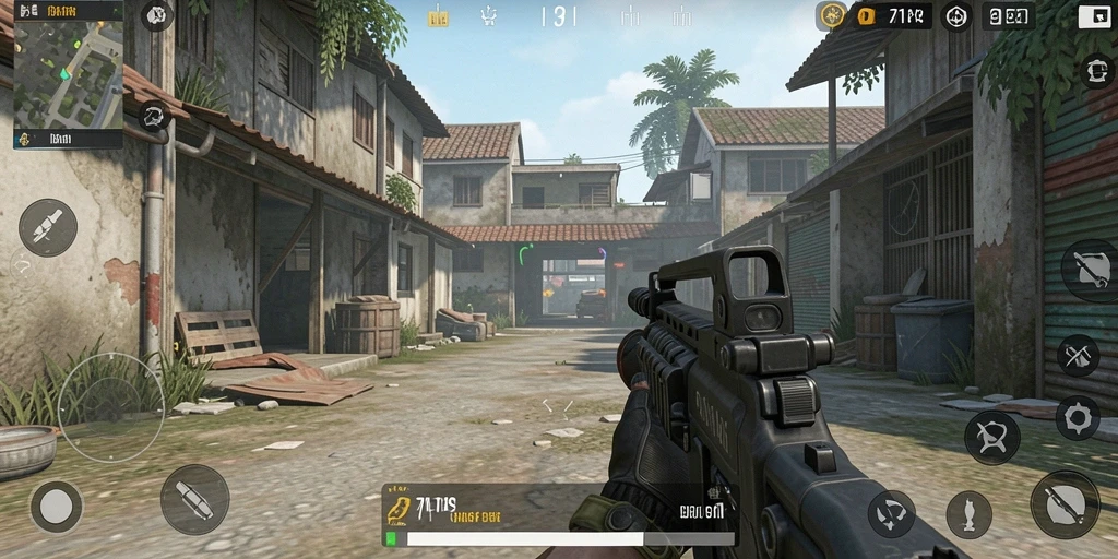 Tampilan gameplay TPS yang mendebarkan dan penuh aksi.