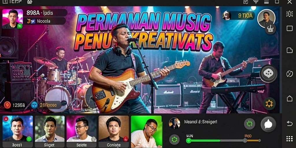 Screenshot 898A menampilkan gameplay yang penuh warna dan interaktif.