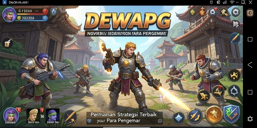 Tampilan gameplay DEWAPG yang mendebarkan dan strategis.