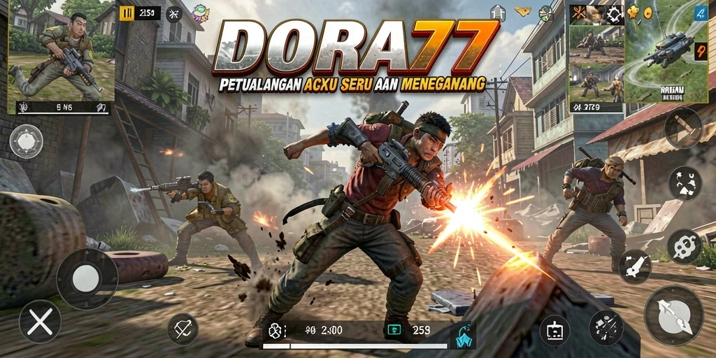 Screenshot gameplay DORA77 yang mendebarkan dan penuh aksi.