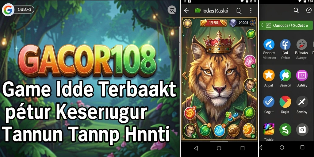 Tampilan gameplay GACOR108 yang menarik dalam mode Idle.