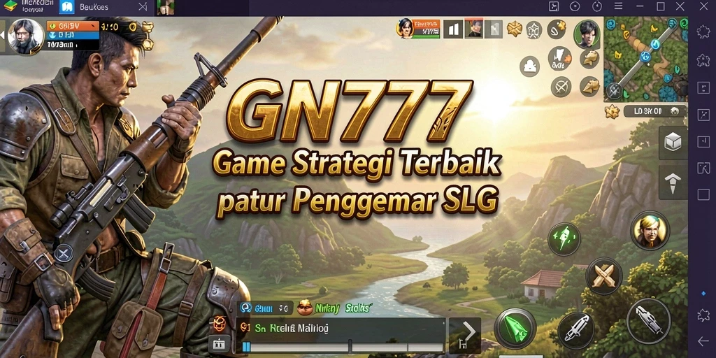 Tampilan gameplay SLG yang menegangkan dan strategis di GN777.