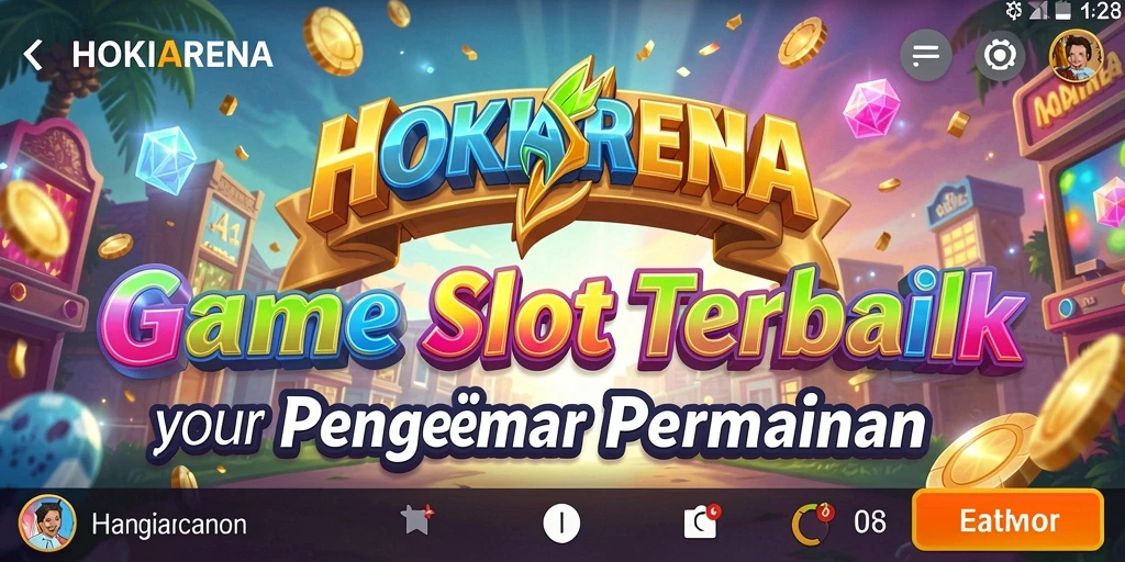 Tampilan permainan HOKIARENA yang menawan dan penuh aksi Slot.
