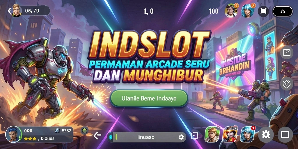 Tampilan gameplay INDSLOT yang menarik dan penuh warna.