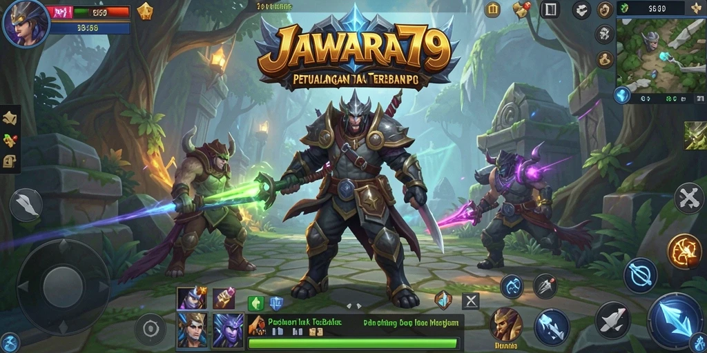 Tampilan gameplay JAWARA79 yang memikat dalam dunia MMORPG.
