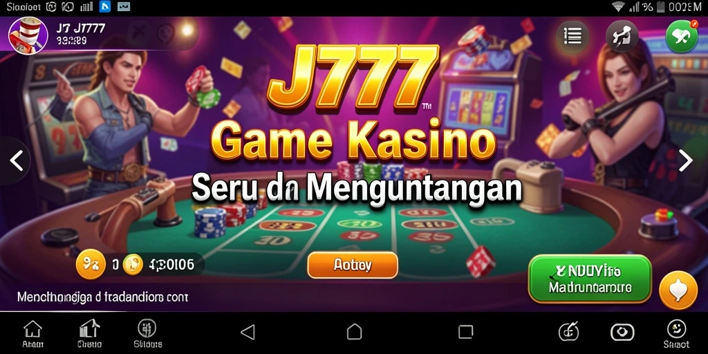 Tampilan gameplay JT777 yang menarik dan penuh warna di kasino.