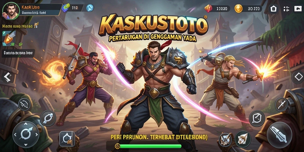 Tangkapan layar menampilkan aksi pertarungan seru di KASKUSTOTO.