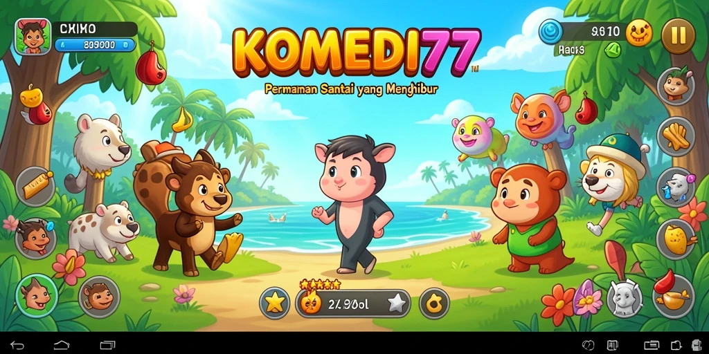 Tampilkan momen seru saat bermain KOMEDI77 dengan teman-teman.