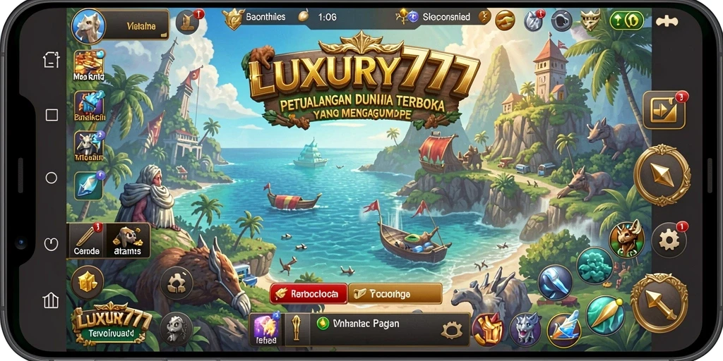 Tangkapan layar permainan LUXURY777 menampilkan kebebasan menjelajahi dunia terbuka.
