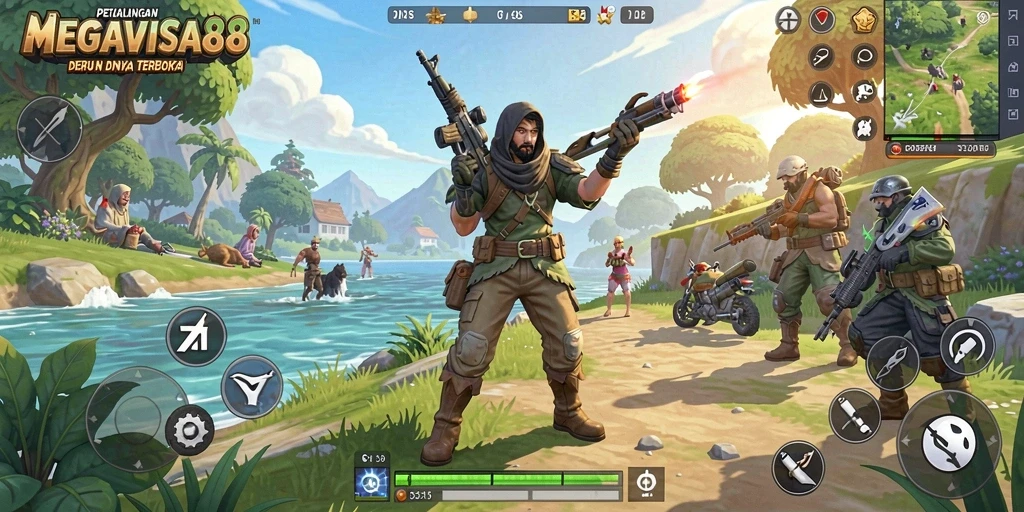 Gameplay seru dan menakjubkan di dunia terbuka MEGAVISA88.