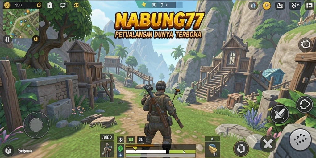Screenshot menampilkan petualangan seru di dunia terbuka NABUNG77.