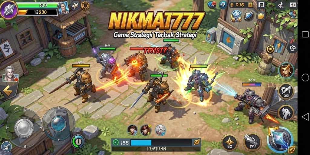 Tampilan gameplay NIKMAT777 yang seru dan penuh strategi.
