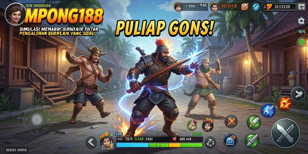 Tampilan gameplay OMPONG188 dengan lingkungan simulasi yang menarik.