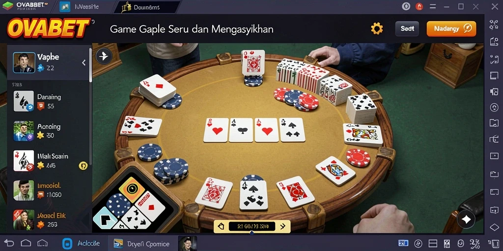 Gameplay Gaple seru dan interaktif di OVABET.