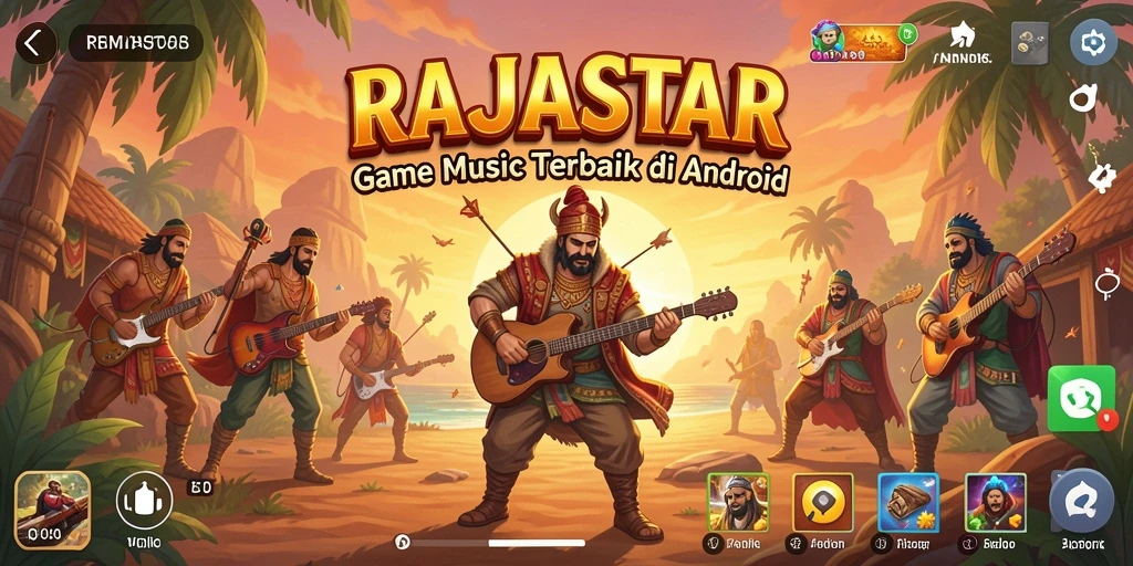 Tampilan gameplay RAJASTAR yang mengasyikkan dan interaktif.