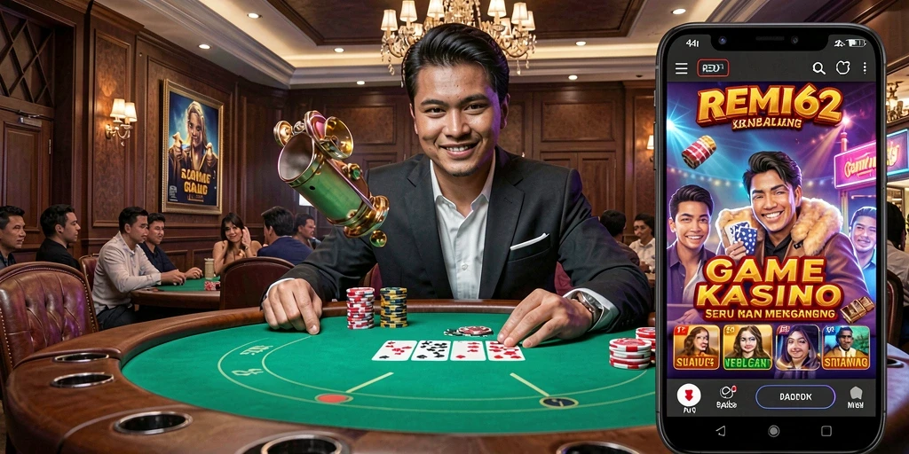 Visual menakjubkan dari gameplay kasino yang menarik.