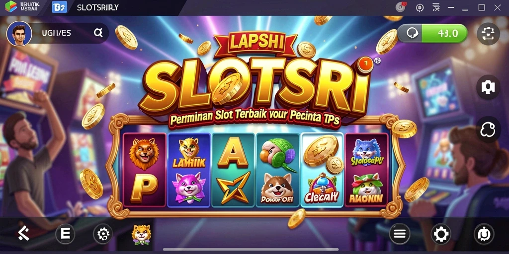 Screenshot gameplay SLOTSRI menampilkan keseruan bermain slot TPS.