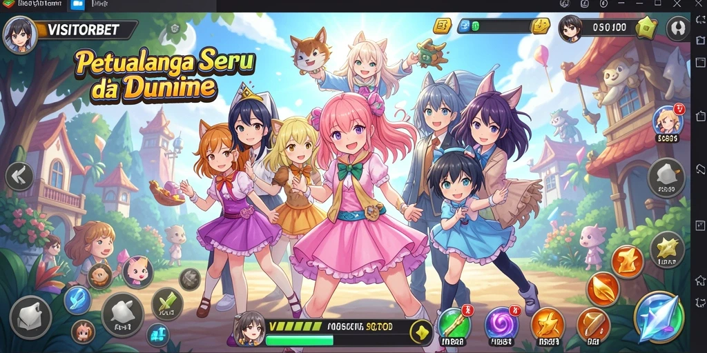 Gameplay seru di VISITORBET dengan karakter anime favorit.