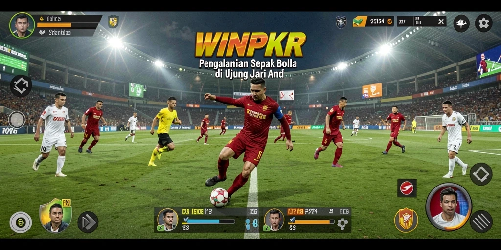 Tampilan permainan WINPKR yang menarik dan mendebarkan.