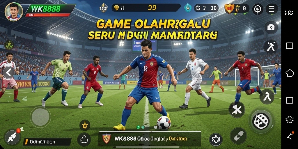 Tampilan gameplay WK888 yang mendebarkan dan penuh aksi.